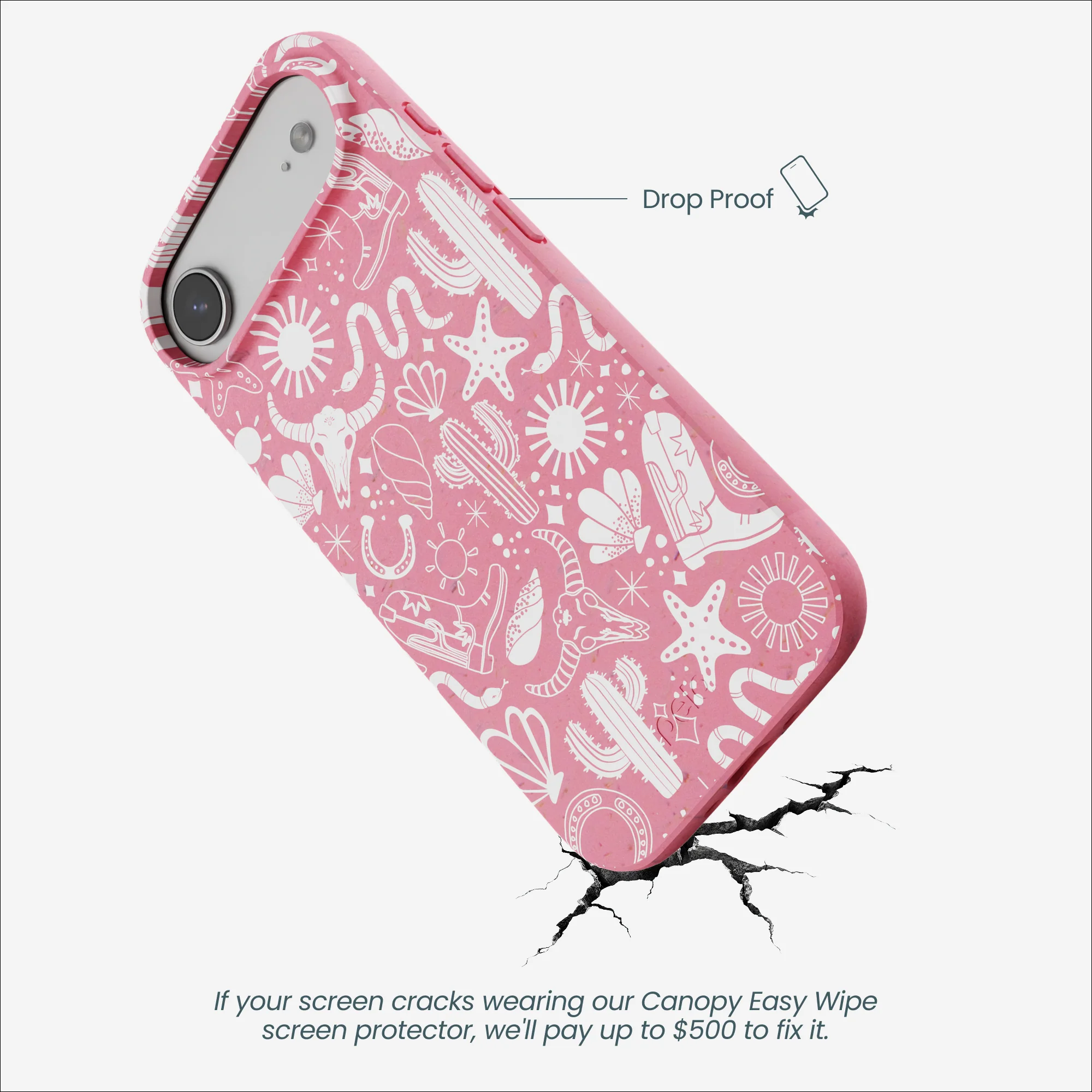 Bubblegum Pink Coastal Rodeo iPhone Air Case - Image 5