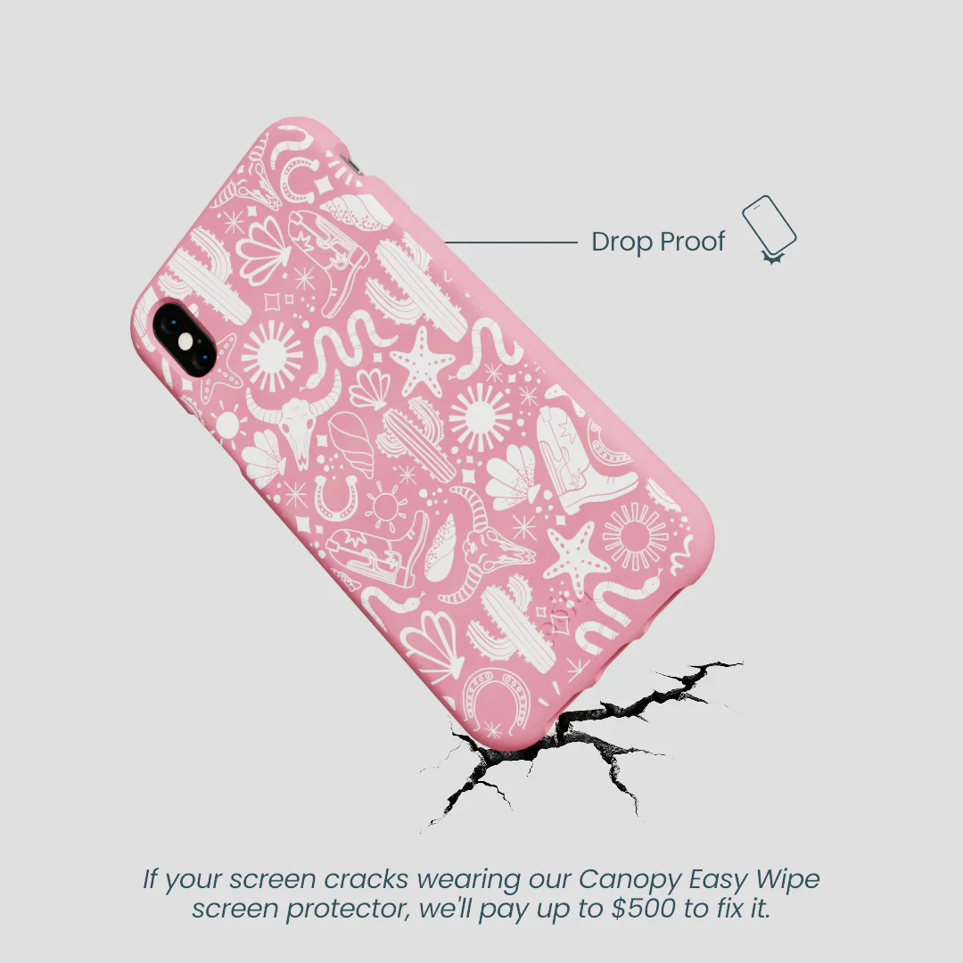 Bubblegum Pink Coastal Rodeo iPhone XR Case - Image 4
