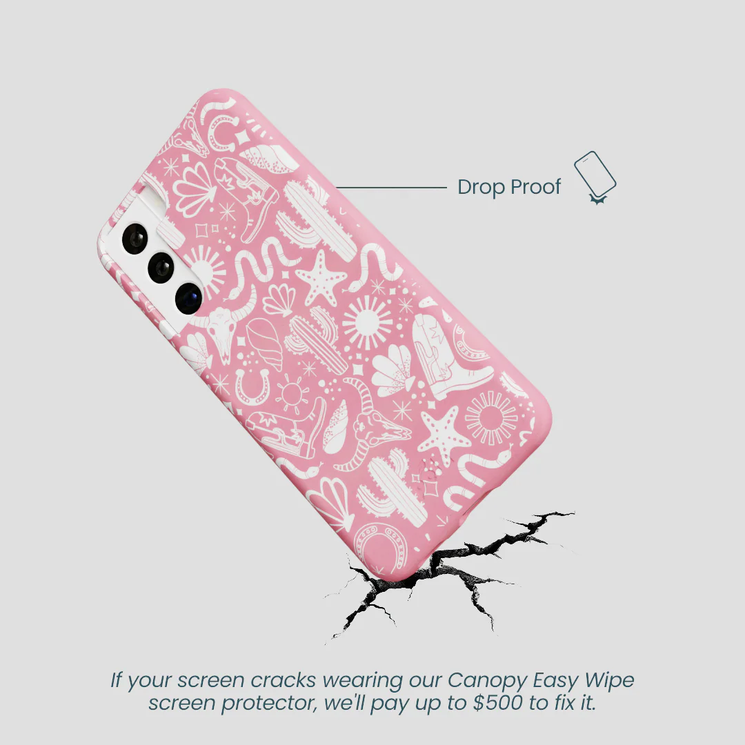 Bubblegum Pink Coastal Rodeo Samsung Galaxy S21 Case - Image 4