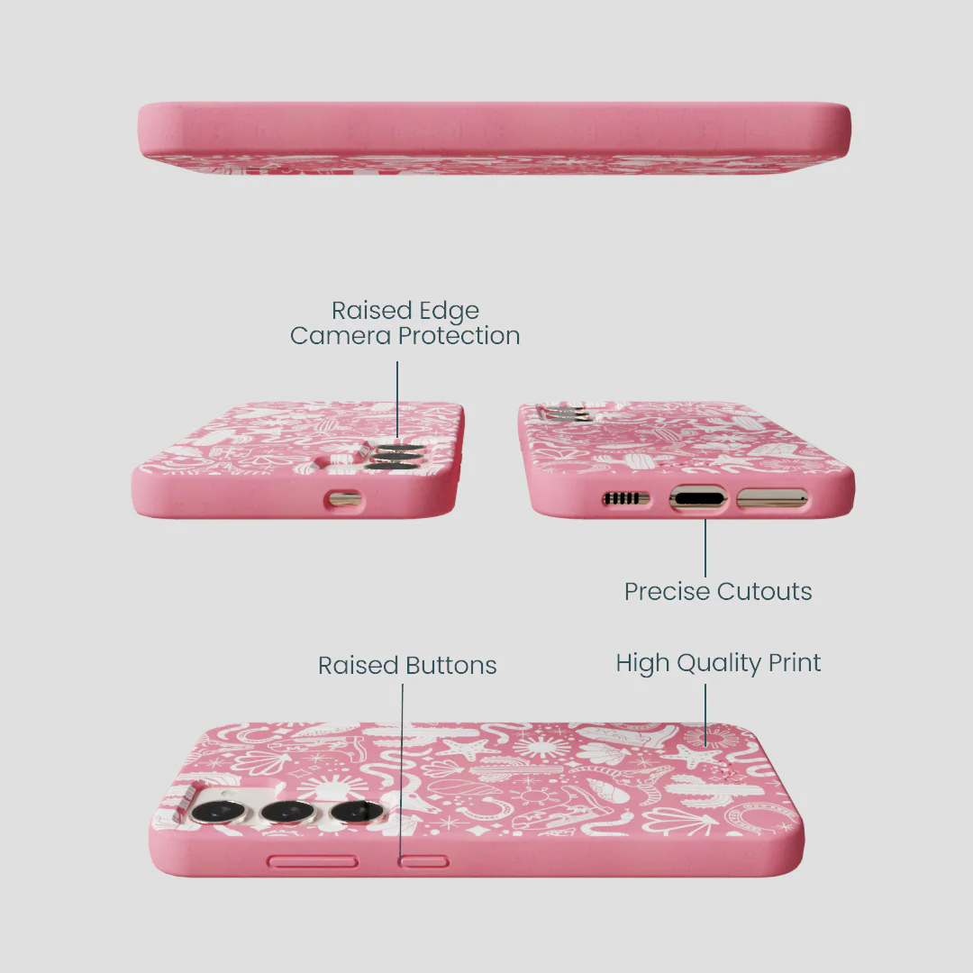 Bubblegum Pink Coastal Rodeo Samsung Galaxy S24 Case - Image 3