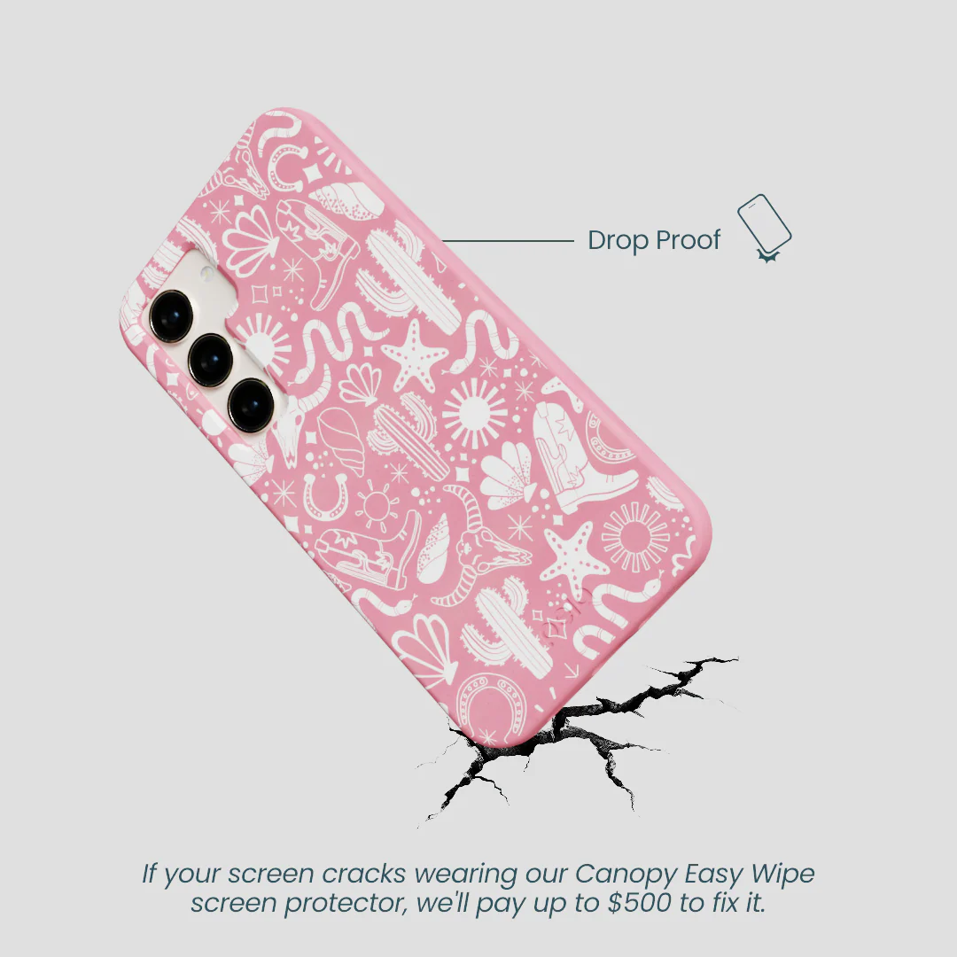 Bubblegum Pink Coastal Rodeo Samsung Galaxy S24 Case - Image 5