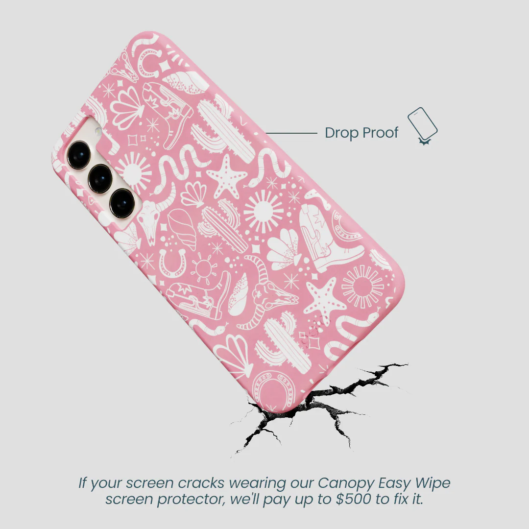 Bubblegum Pink Coastal Rodeo Samsung Galaxy S24+(Plus) Case - Image 4