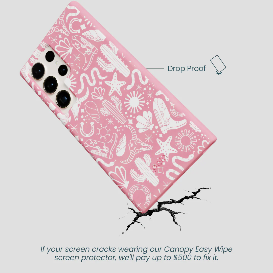 Bubblegum Pink Coastal Rodeo Samsung Galaxy S24 Ultra Case - Image 4