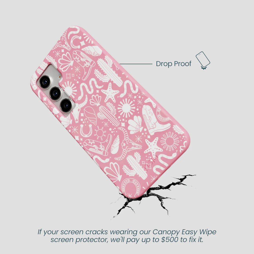 Bubblegum Pink Coastal Rodeo Samsung Galaxy S25 Case - Image 5