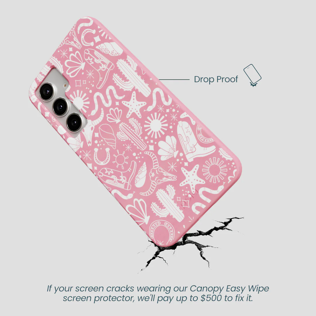 Bubblegum Pink Coastal Rodeo Samsung Galaxy S25+(Plus) Case - Image 5