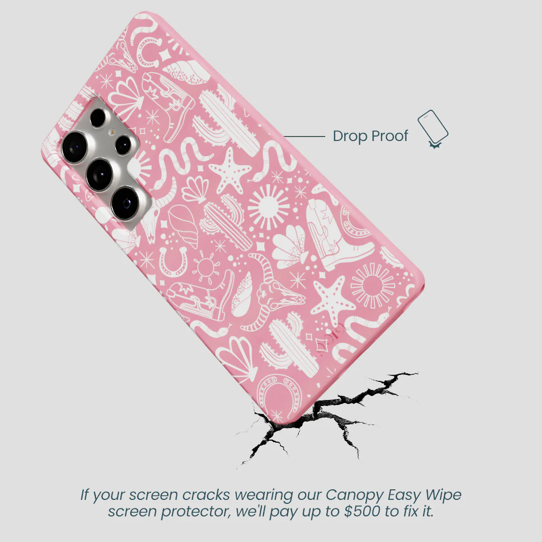 Bubblegum Pink Coastal Rodeo Samsung Galaxy S25 Ultra Case - Image 5