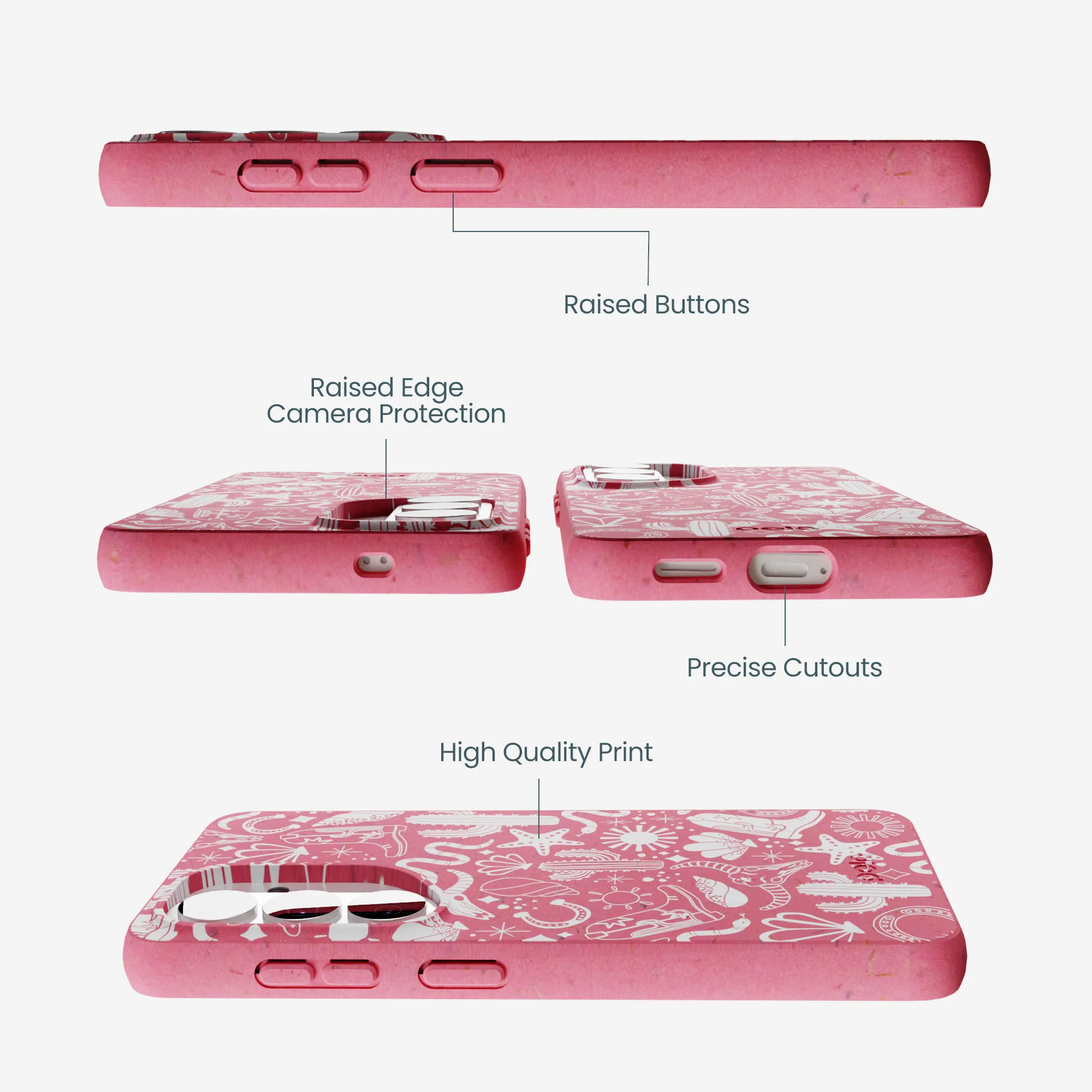 Bubblegum Pink Coastal Rodeo Samsung Galaxy S26 Case - Image 2