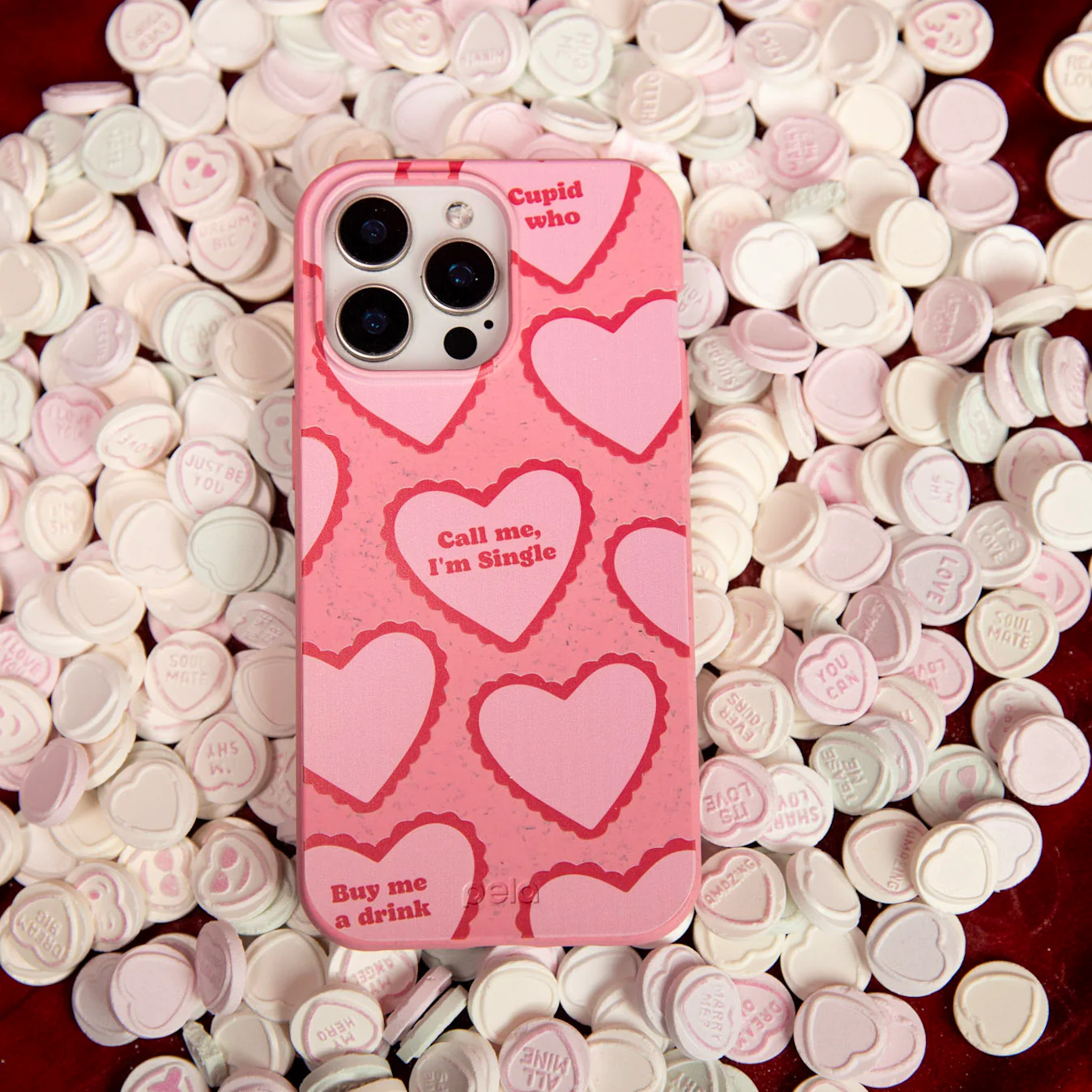 Bubblegum Pink Cupid Who Google Pixel 10a Case - Image 2