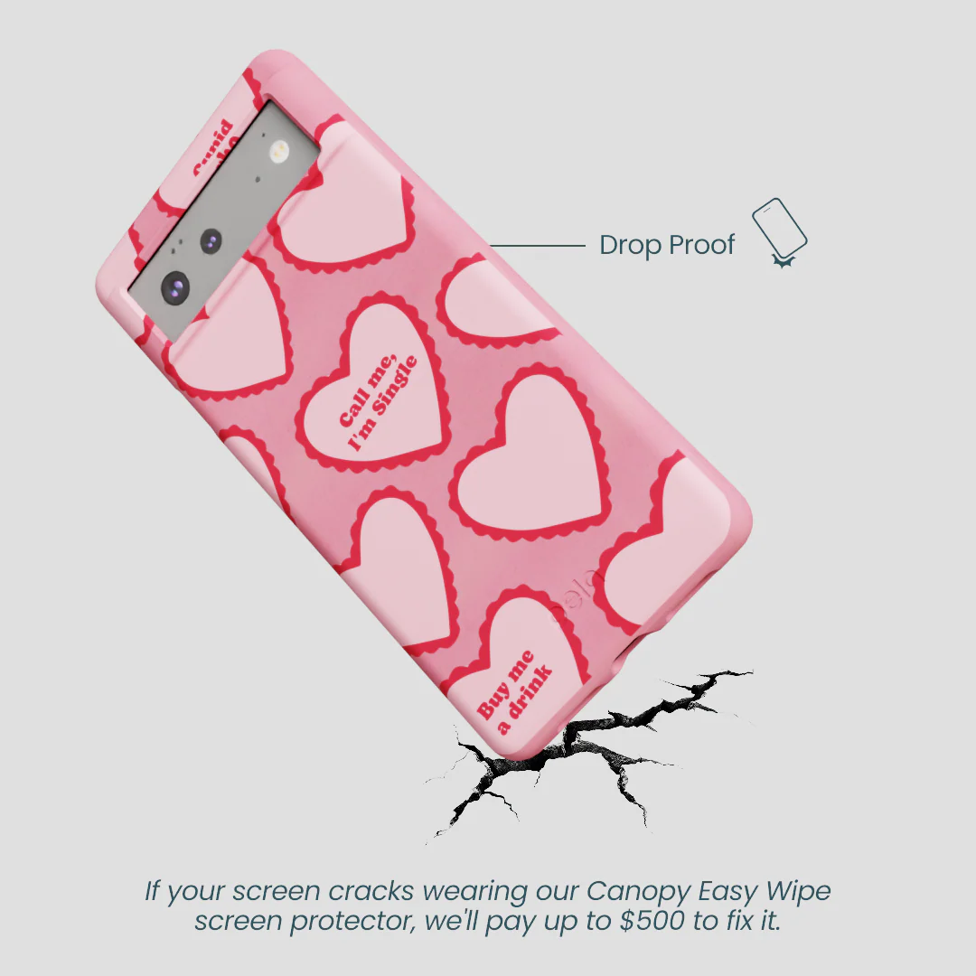 Bubblegum Pink Cupid Who Google Pixel 6 Case - Image 5