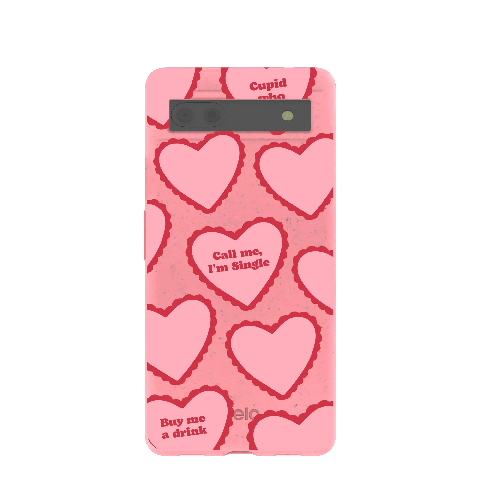 Bubblegum Pink Cupid Who Google Pixel 6a Case