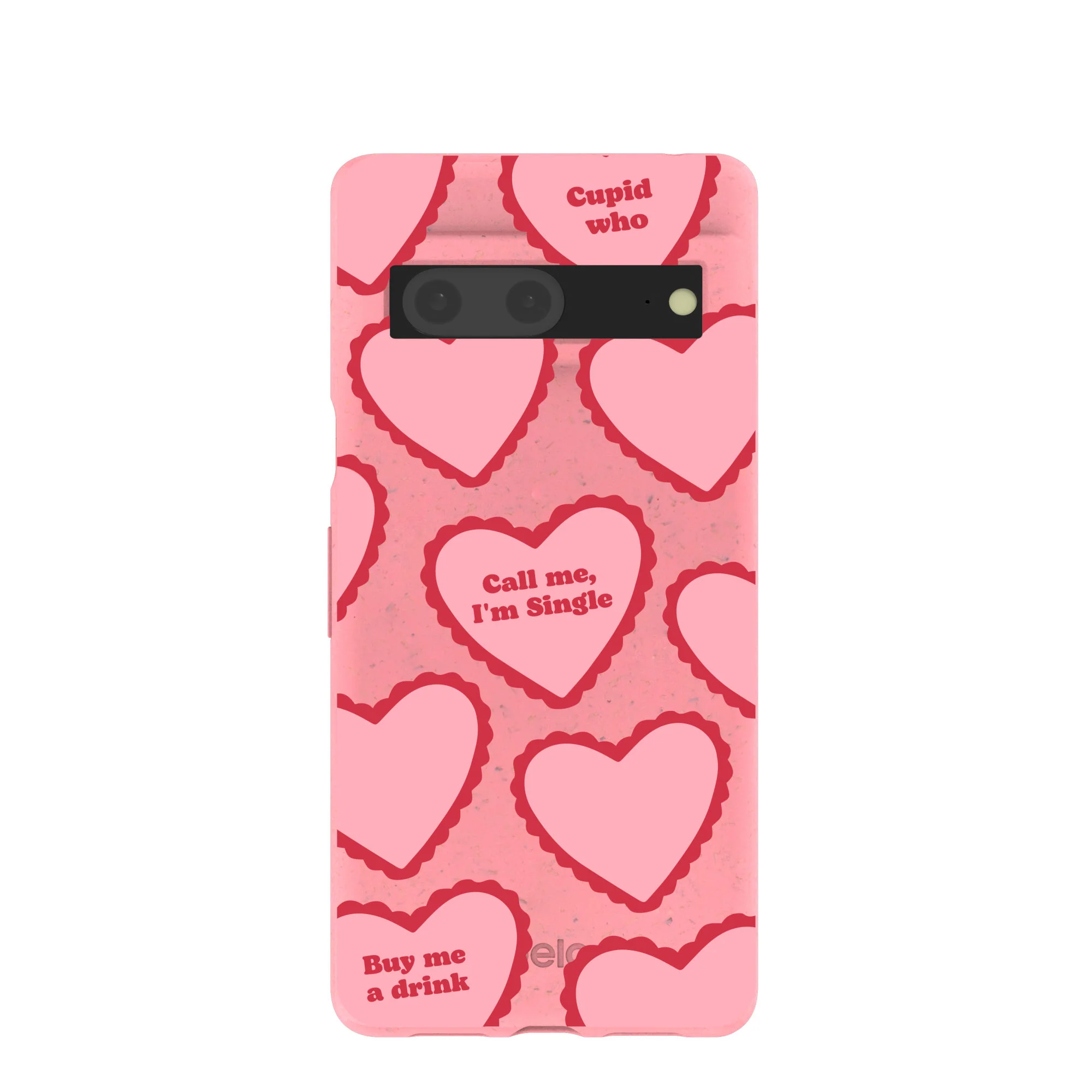 Bubblegum Pink Cupid Who Google Pixel 7 Case