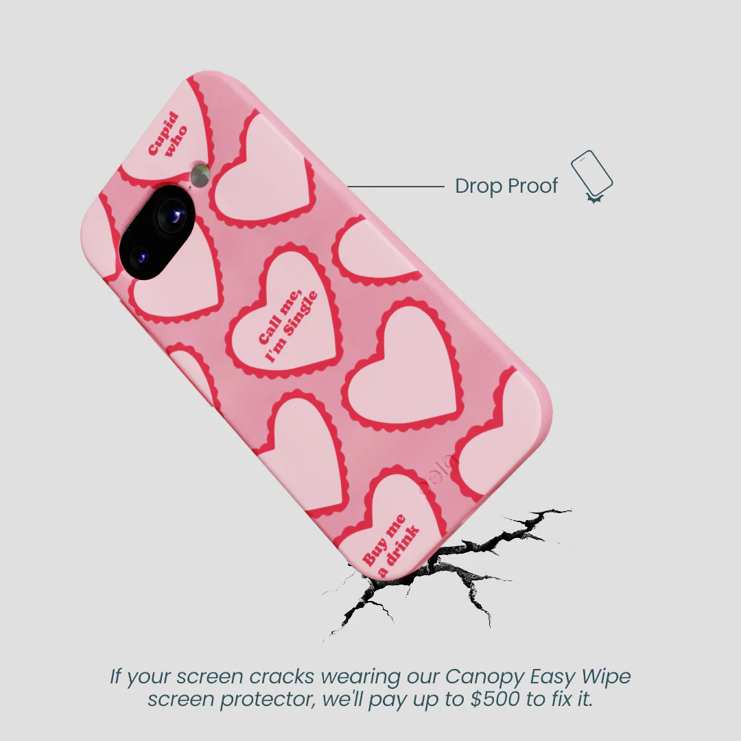 Bubblegum Pink Cupid Who Google Pixel 9a Case - Image 5