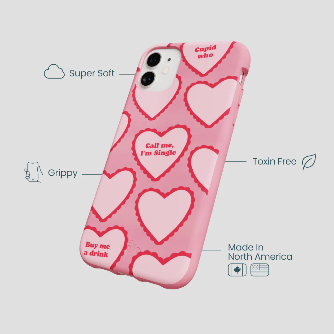 Bubblegum Pink Cupid Who iPhone 11 Case - Image 4