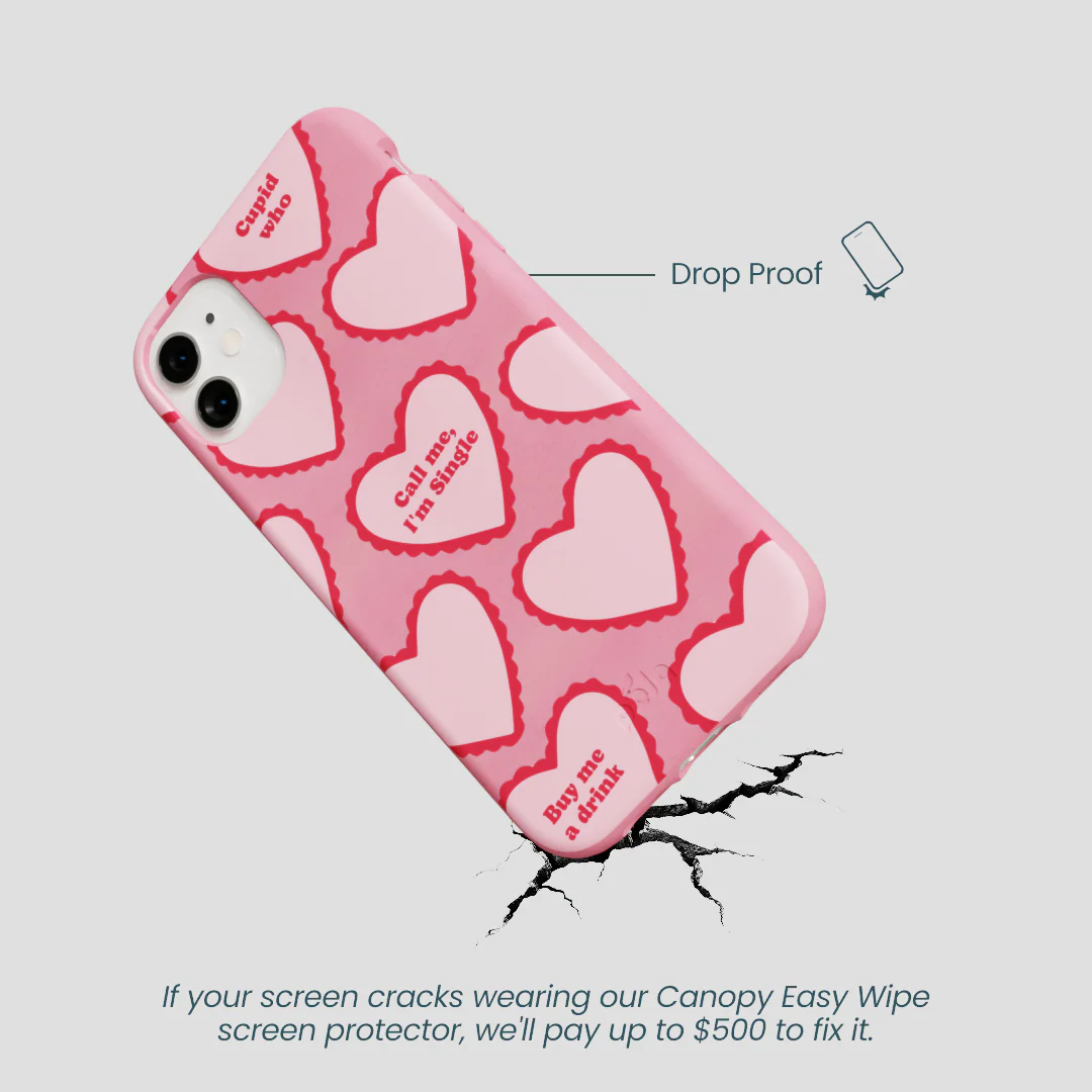 Bubblegum Pink Cupid Who iPhone 11 Case - Image 5
