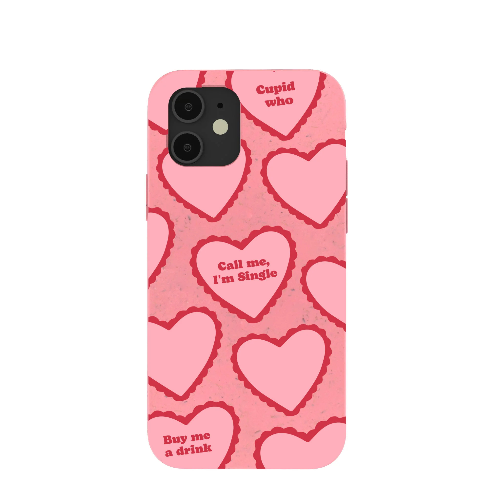 Bubblegum Pink Cupid Who iPhone 12/ iPhone 12 Pro Case
