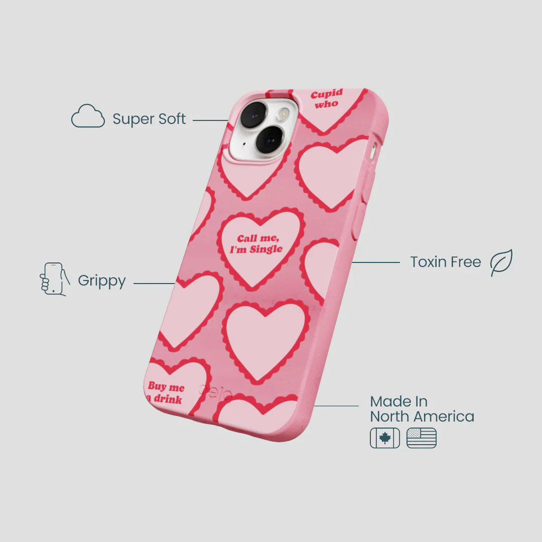 Bubblegum Pink Cupid Who iPhone 13 Mini Case - Image 4