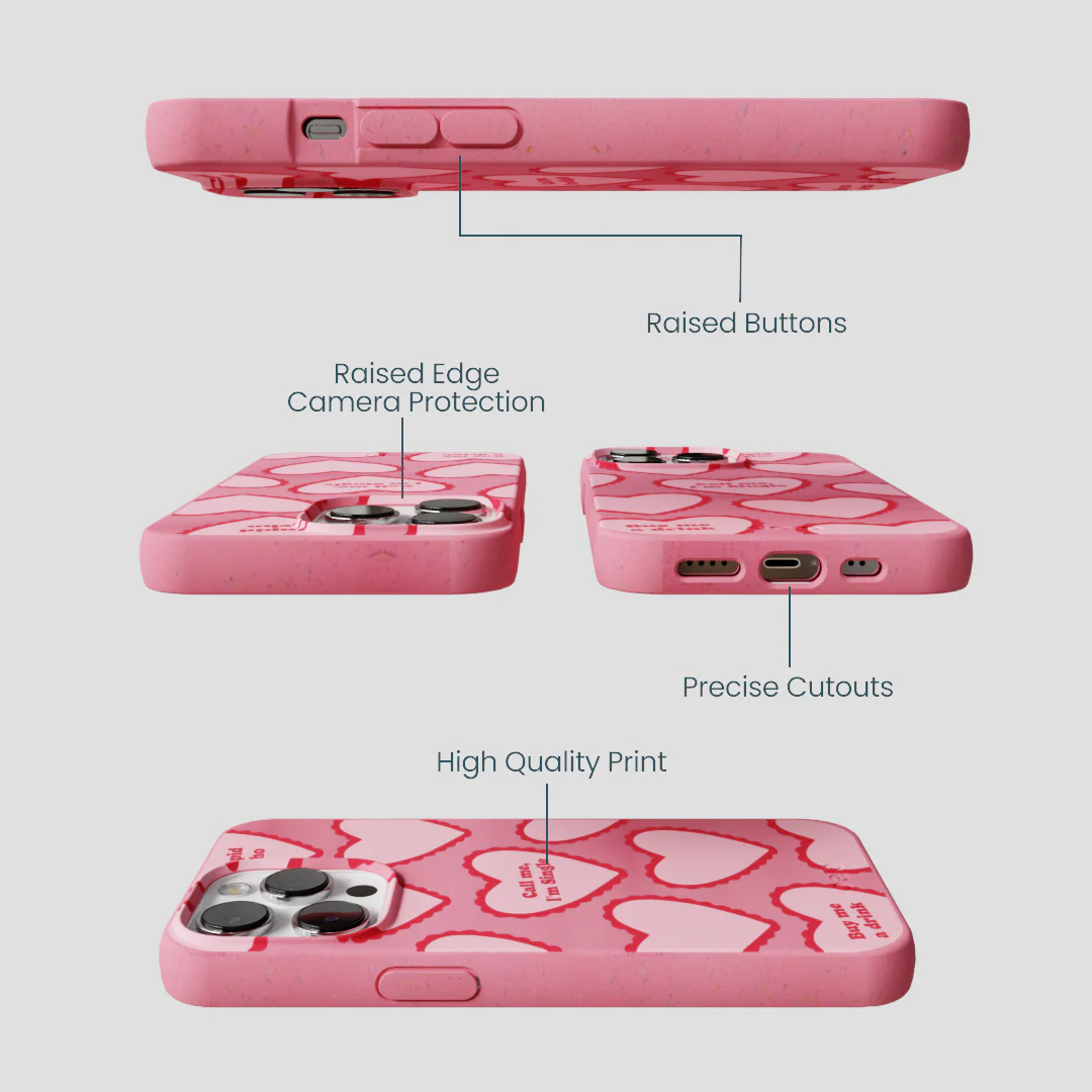 Bubblegum Pink Cupid Who iPhone 13 Pro Case - Image 3