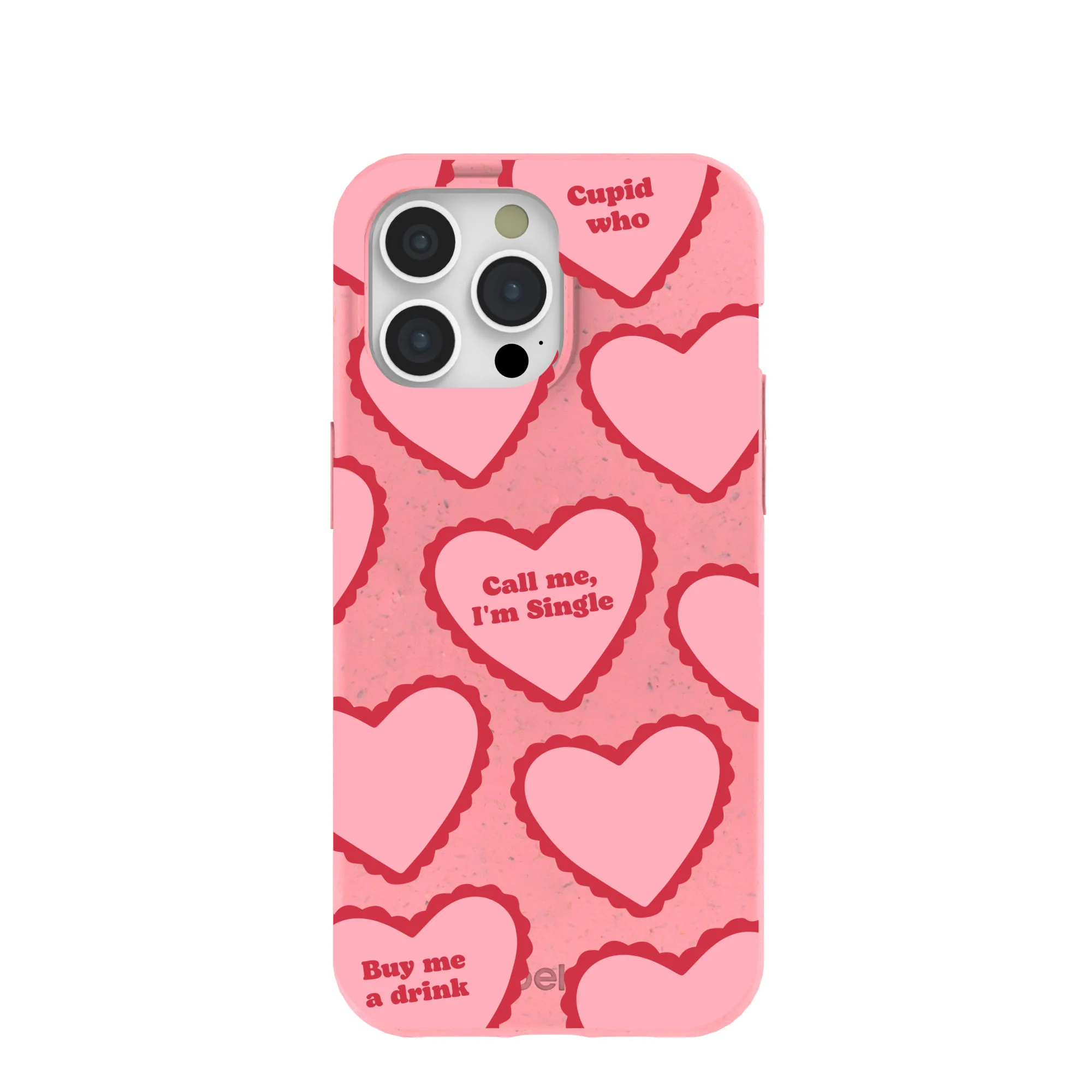 Bubblegum Pink Cupid Who iPhone 15 Pro Max Case