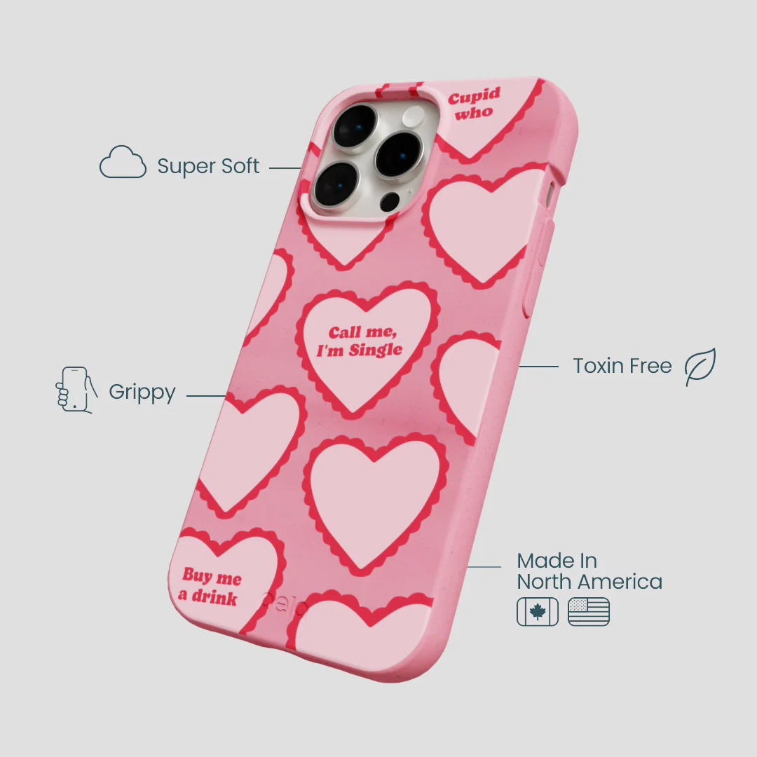 Bubblegum Pink Cupid Who iPhone 15 Pro Max Case - Image 4