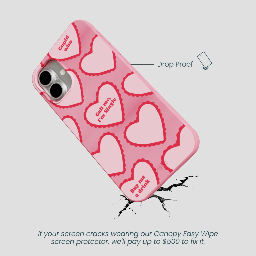 Bubblegum Pink Cupid Who iPhone 16 Plus Case - Image 5