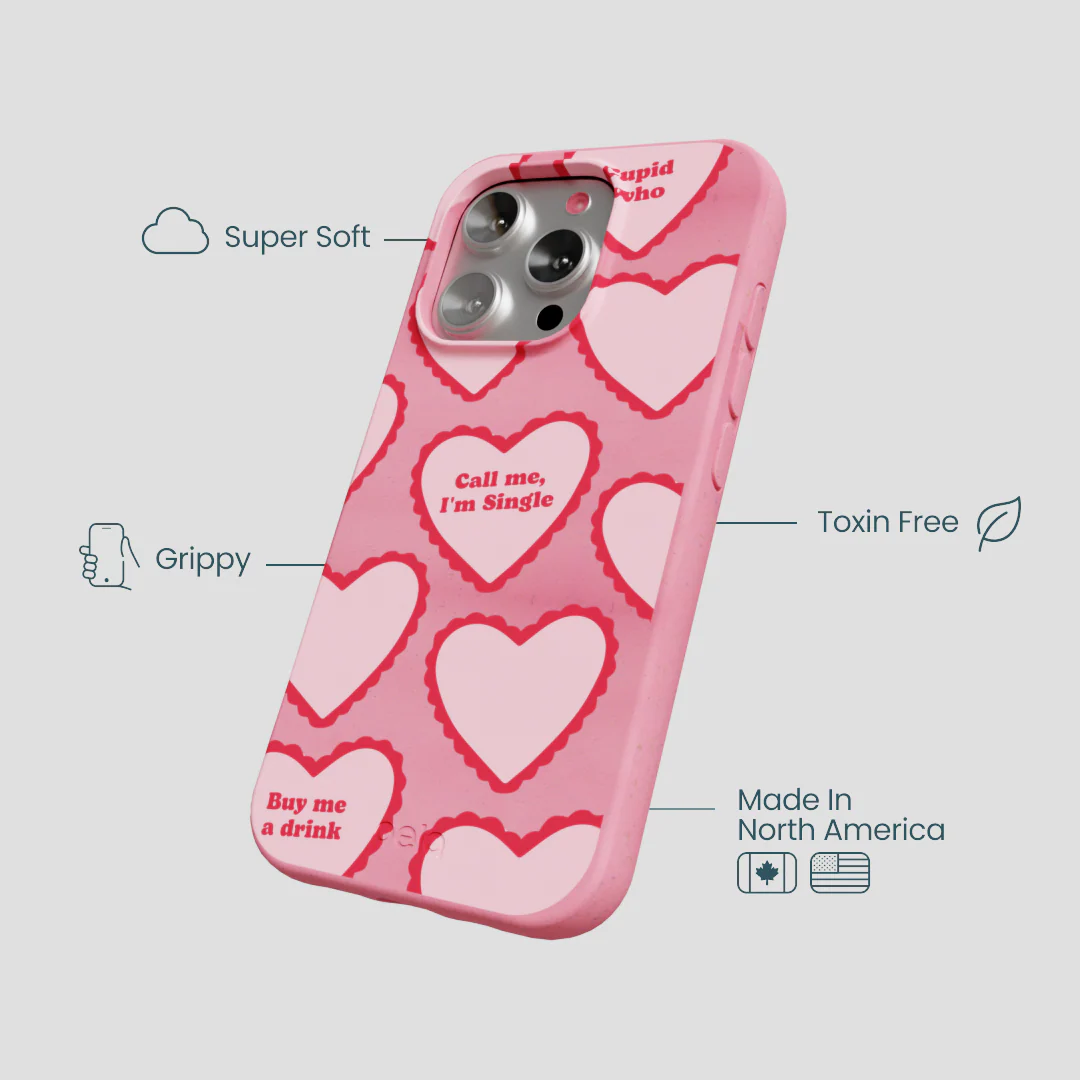 Bubblegum Pink Cupid Who iPhone 16 Pro Case - Image 4