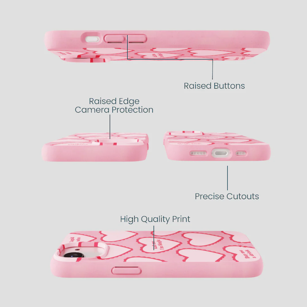 Bubblegum Pink Cupid Who iPhone 16e/17e Case - Image 3