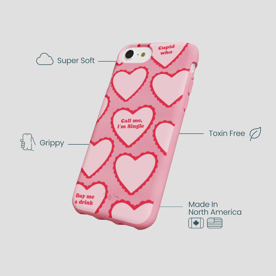 Bubblegum Pink Cupid Who iPhone 6/6s/7/8/SE Case - Image 4