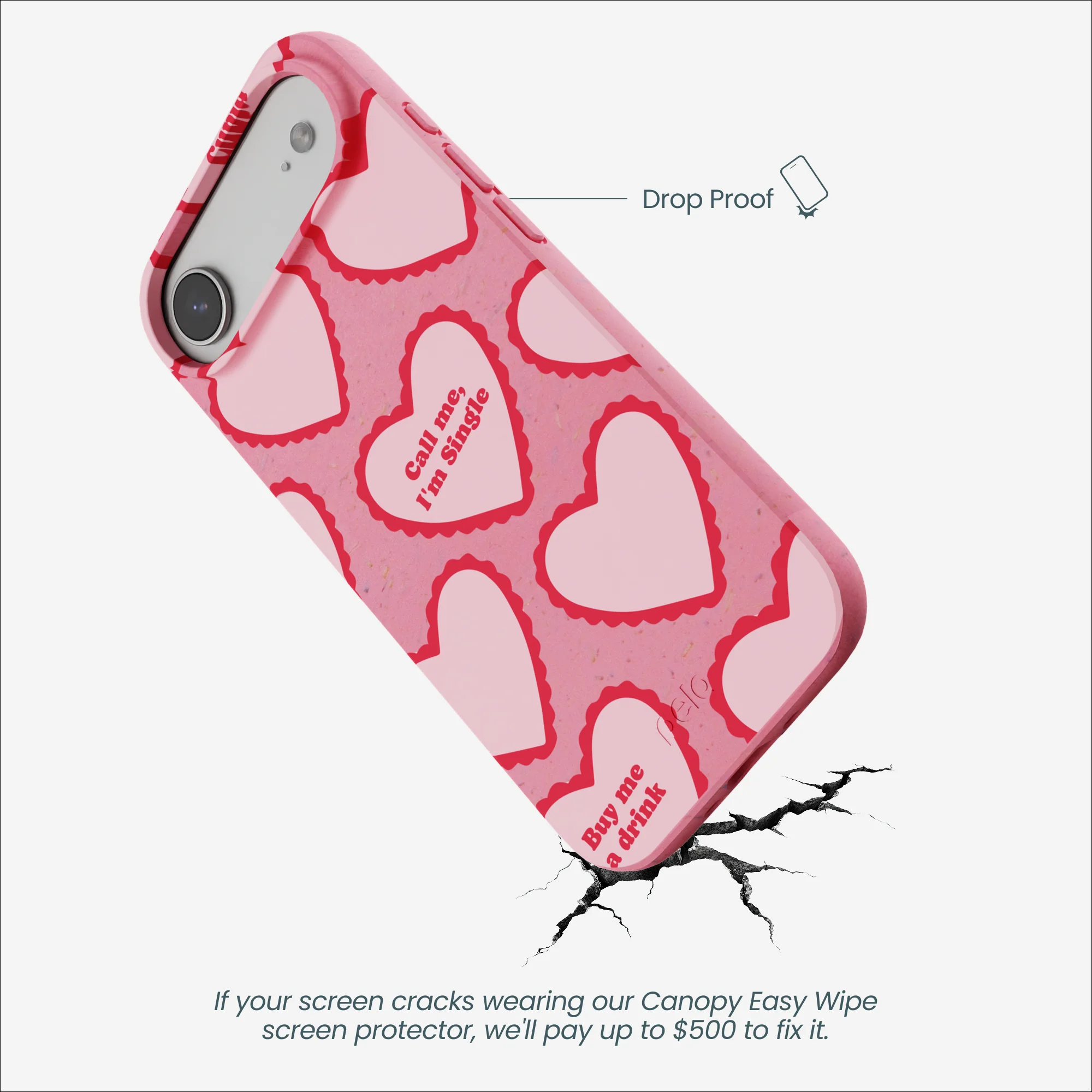 Bubblegum Pink Cupid Who iPhone Air Case - Image 5