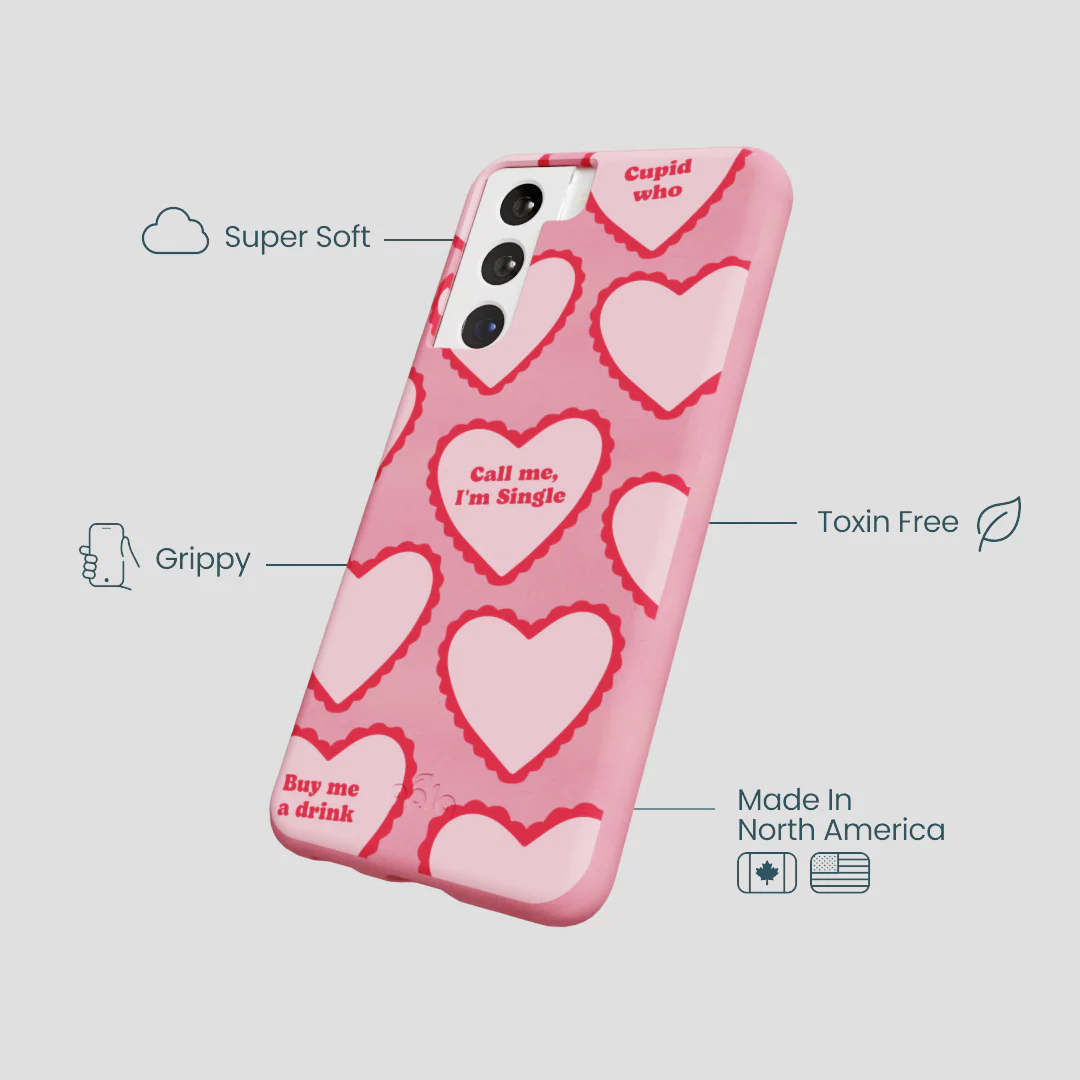 Bubblegum Pink Cupid Who Samsung Galaxy S21 Case - Image 4