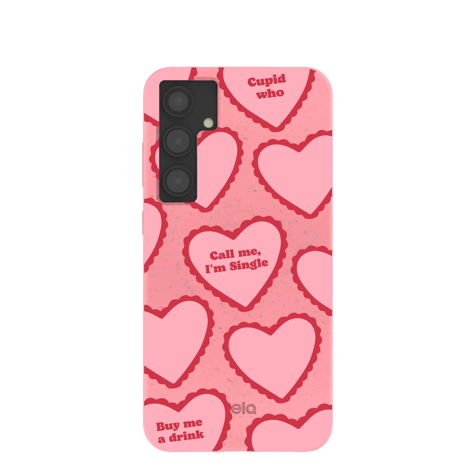 Bubblegum Pink Cupid Who Samsung Galaxy S24+(Plus) Case