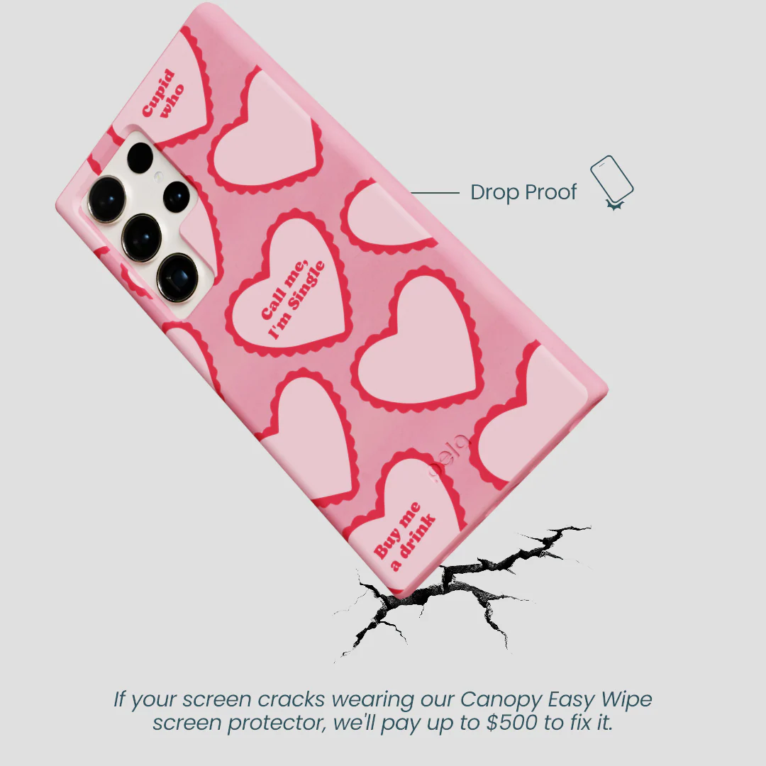 Bubblegum Pink Cupid Who Samsung Galaxy S24 Ultra Case - Image 5
