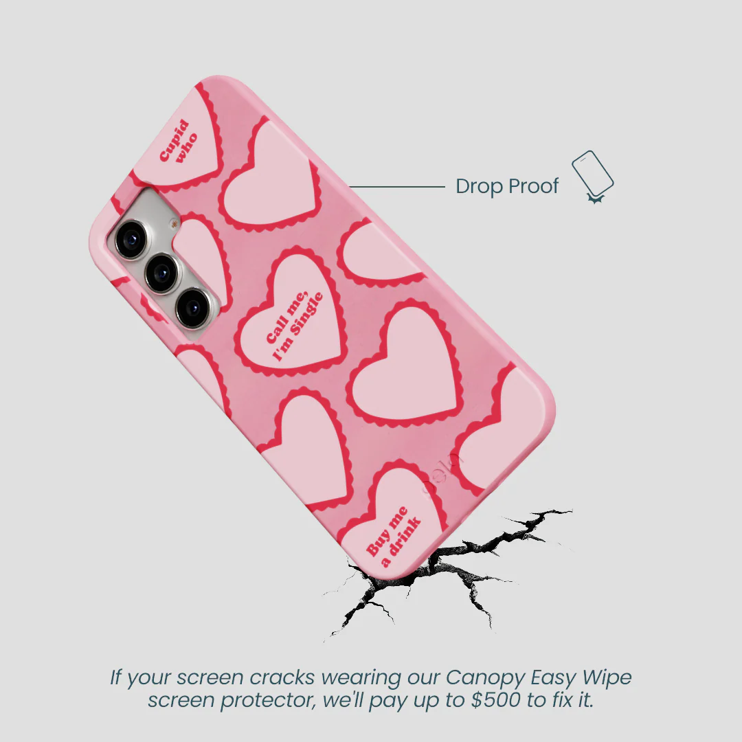 Bubblegum Pink Cupid Who Samsung Galaxy S25 Case - Image 5
