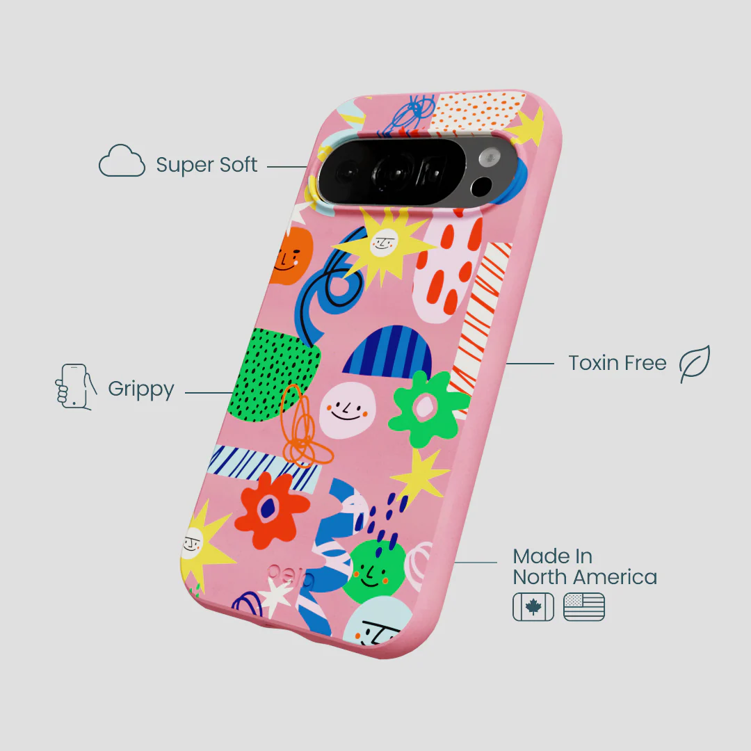 Bubblegum Pink Daydreaming Google Pixel 10/10 Pro Case - Image 4
