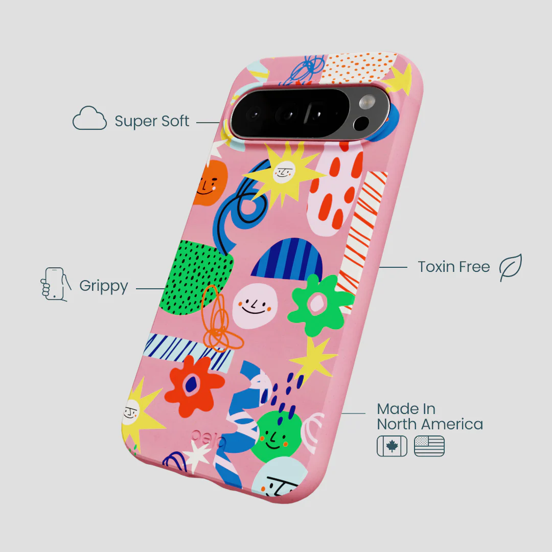 Bubblegum Pink Daydreaming Google Pixel 10 Pro XL Case - Image 4