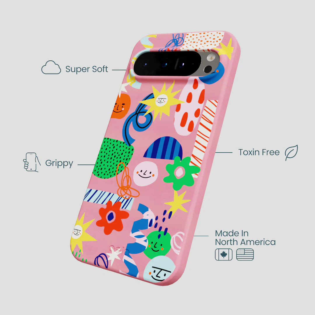 Bubblegum Pink Daydreaming Google Pixel 9 Pro XL Case - Image 4