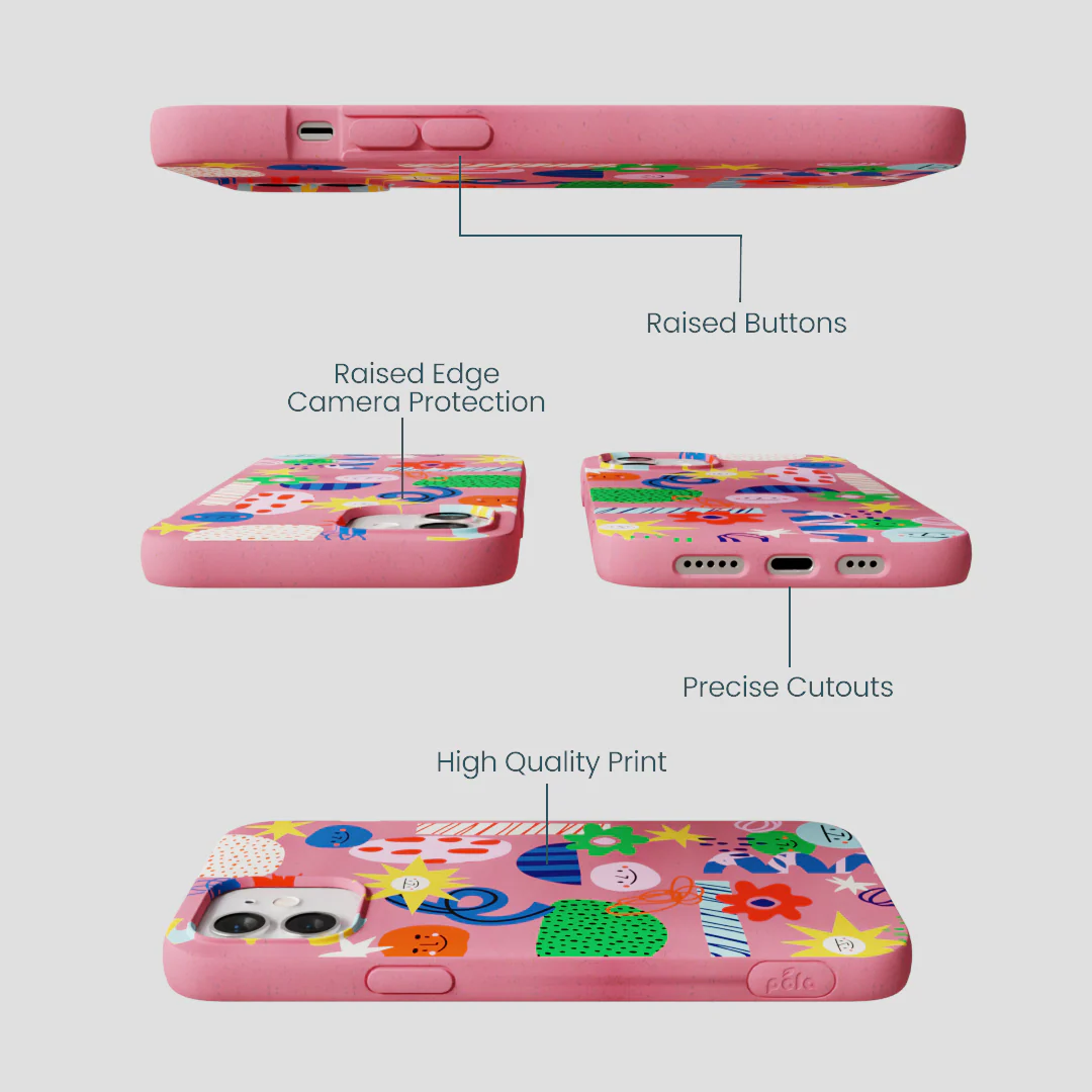 Bubblegum Pink Daydreaming iPhone 12/ iPhone 12 Pro Case - Image 3