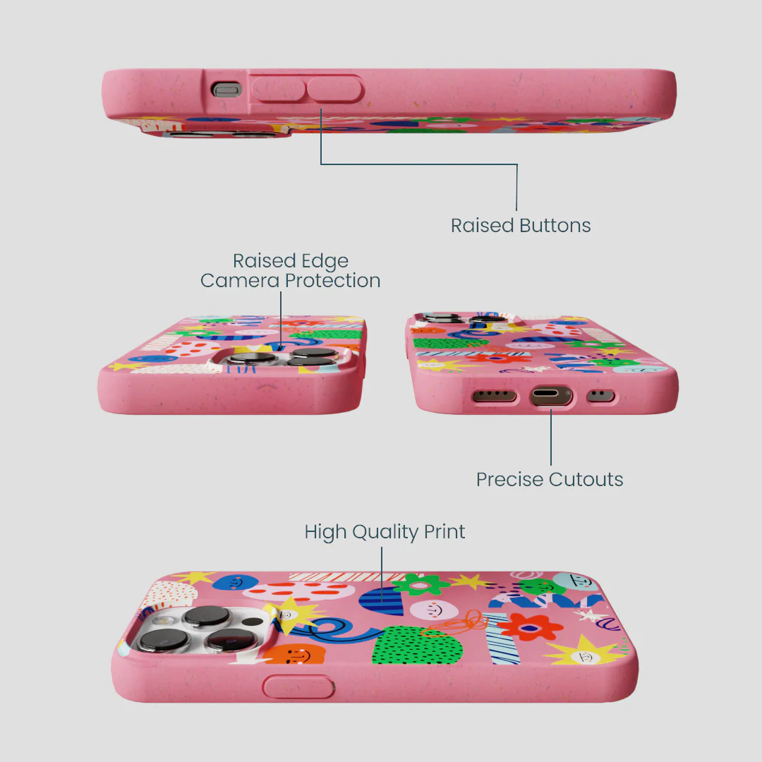 Bubblegum Pink Daydreaming iPhone 13 Pro Case - Image 3