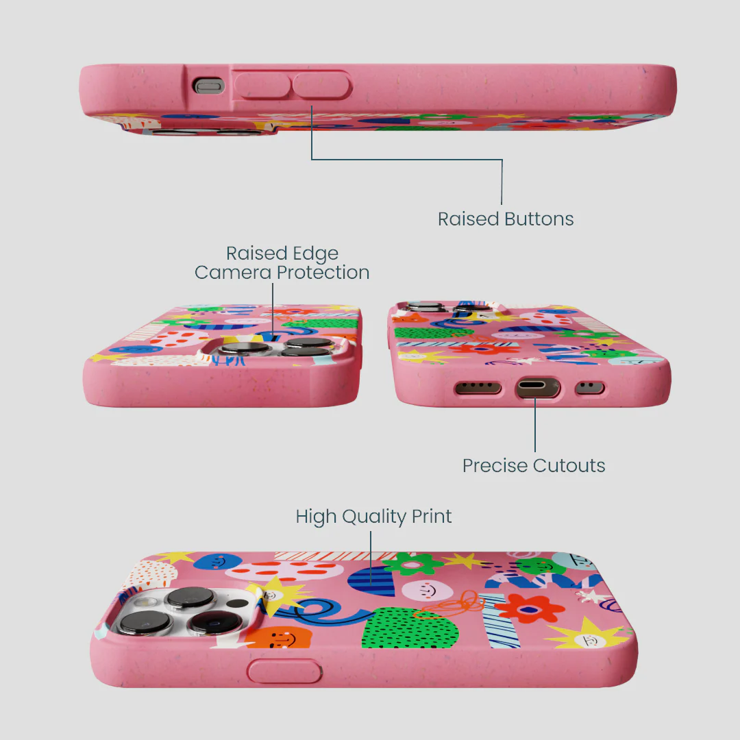 Bubblegum Pink Daydreaming iPhone 13 Pro Max Case - Image 3