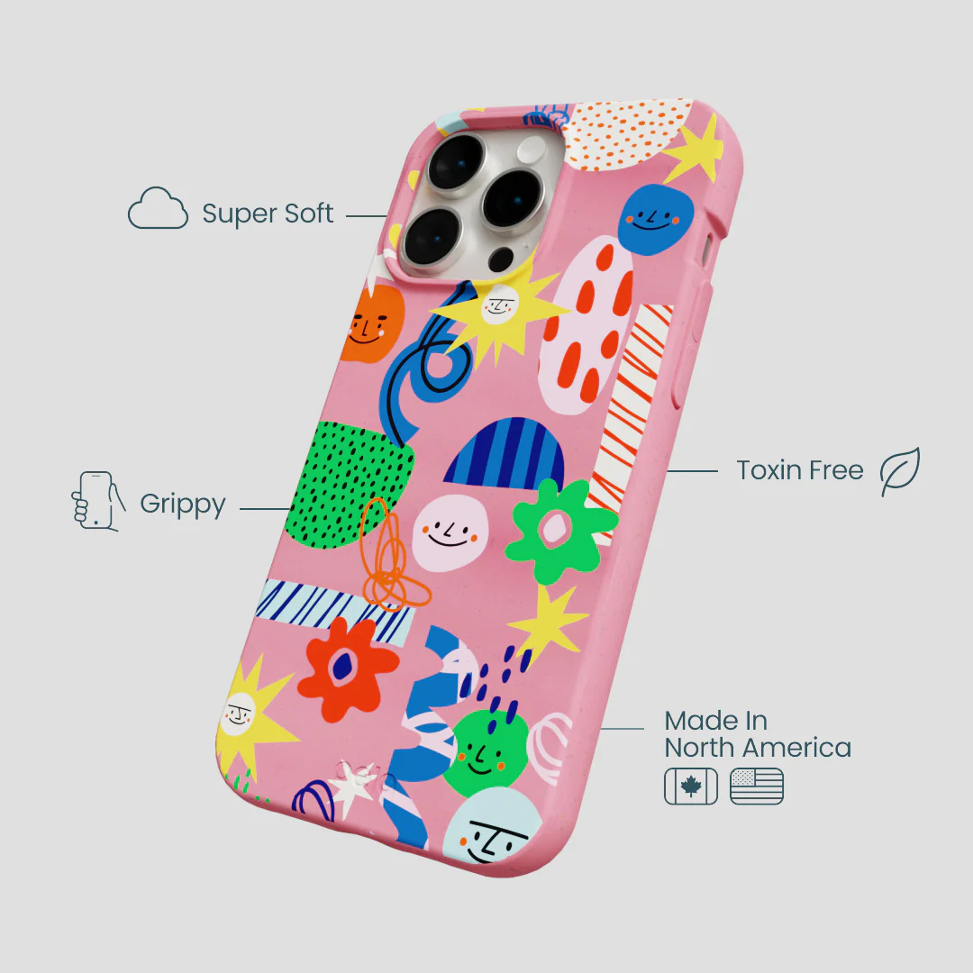 Bubblegum Pink Daydreaming iPhone 14 Pro Max Case - Image 4