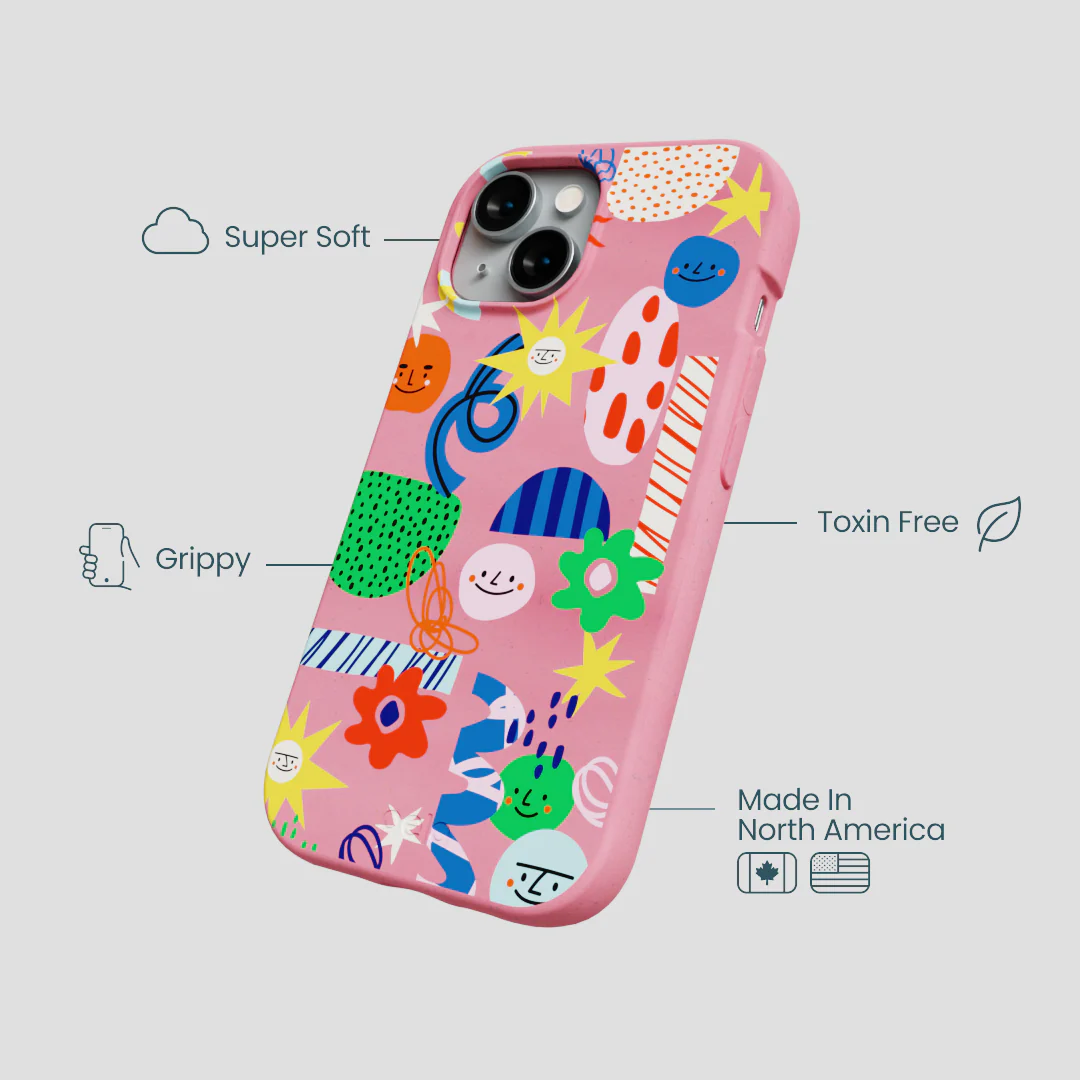 Bubblegum Pink Daydreaming iPhone 15 Case - Image 4