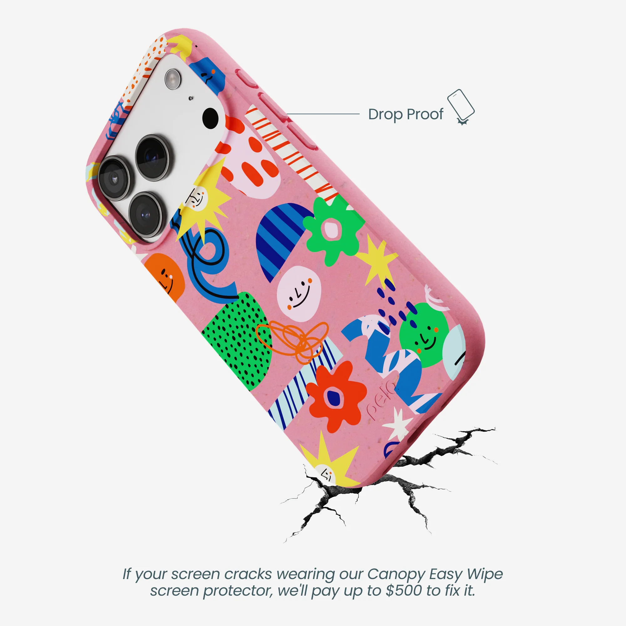 Bubblegum Pink Daydreaming iPhone 17 Pro Case - Image 5