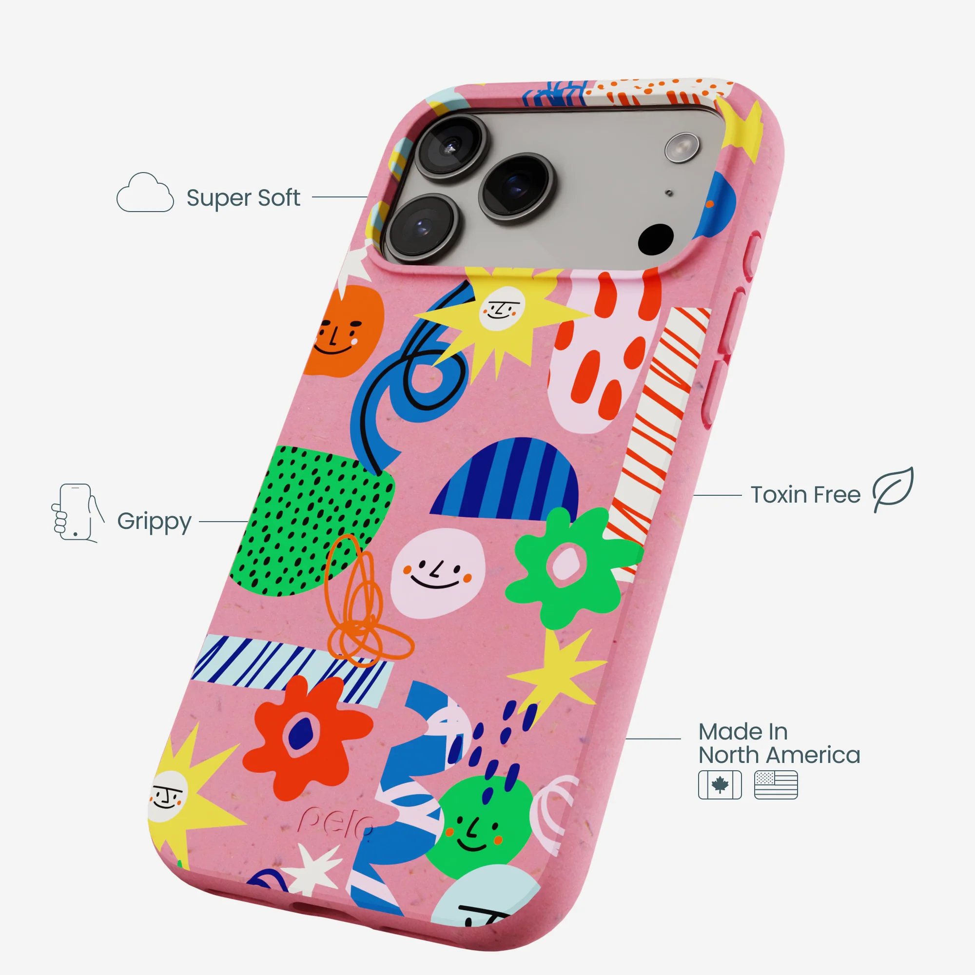 Bubblegum Pink Daydreaming iPhone 17 Pro Max Case - Image 4