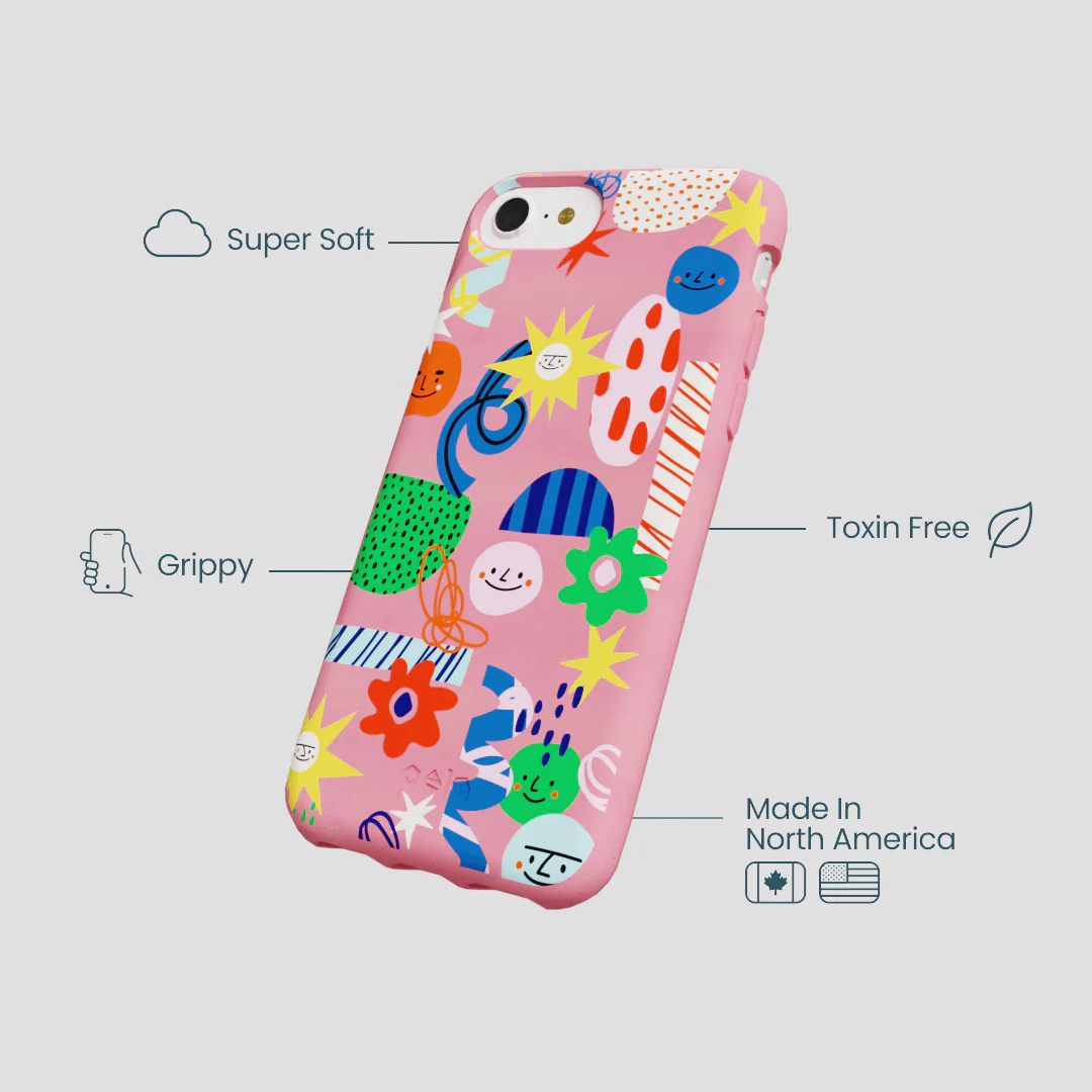 Bubblegum Pink Daydreaming iPhone 6/6s/7/8/SE Case - Image 4