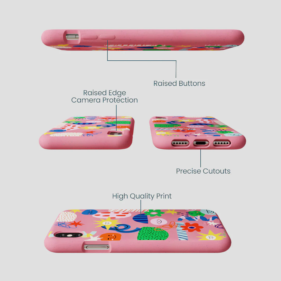 Bubblegum Pink Daydreaming iPhone XR Case - Image 3