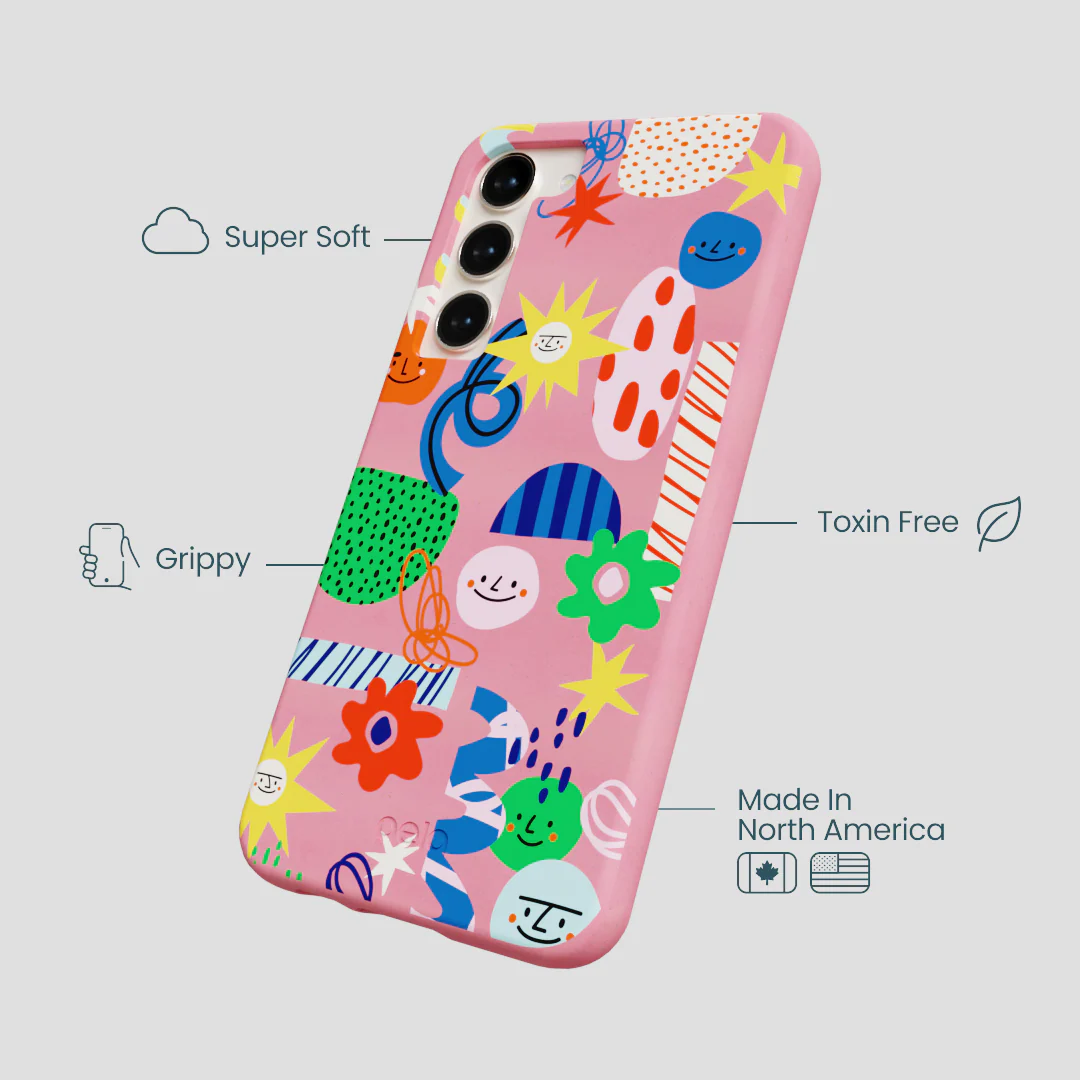 Bubblegum Pink Daydreaming Samsung Galaxy S23+(Plus) Case - Image 4