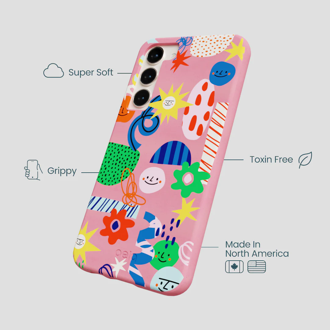 Bubblegum Pink Daydreaming Samsung Galaxy S24+(Plus) Case - Image 4
