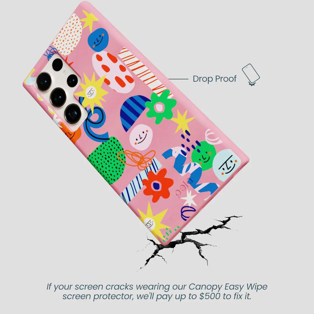 Bubblegum Pink Daydreaming Samsung Galaxy S24 Ultra Case - Image 5