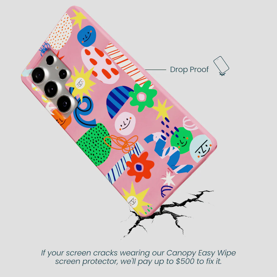 Bubblegum Pink Daydreaming Samsung Galaxy S25 Ultra Case - Image 5