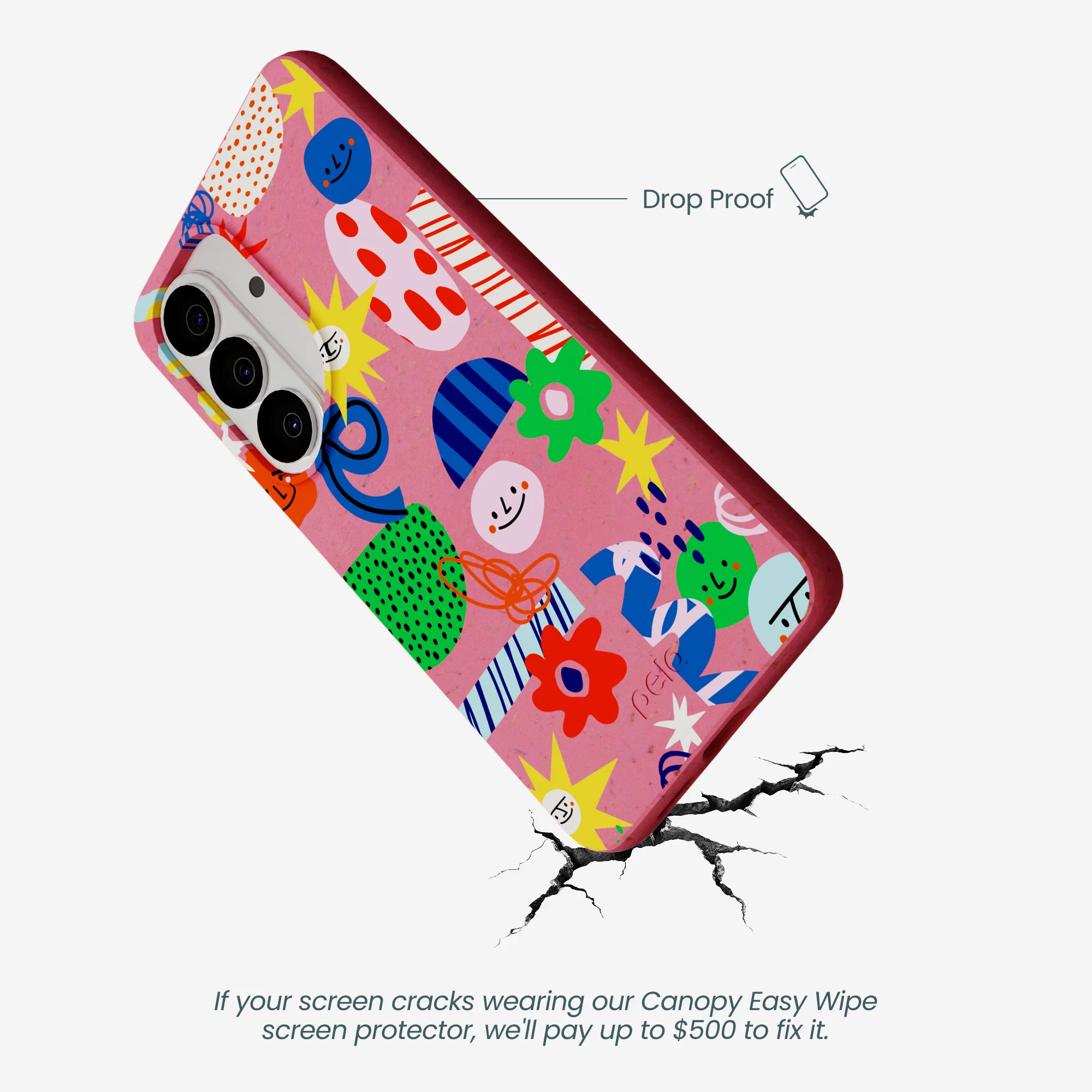 Bubblegum Pink Daydreaming Samsung Galaxy S26 Case - Image 5