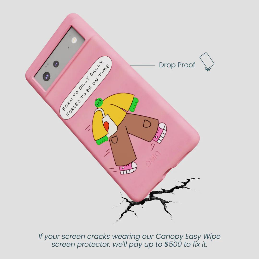 Bubblegum Pink Dilly Dally Google Pixel 6 Case - Image 5